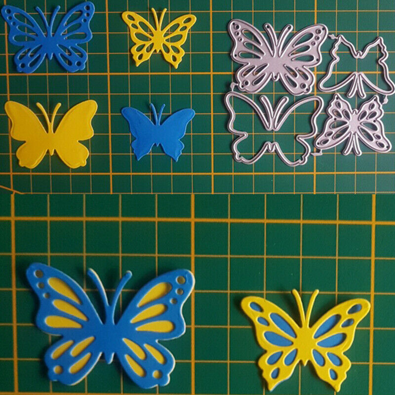 4 PCS Butterfly Metal Cutting Dies DIY Cards Stencils Card Mold Crafts Di.l8