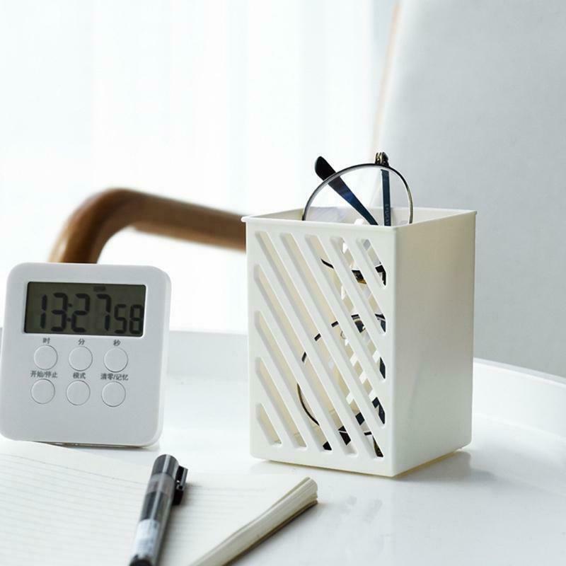 Multifunctional Pen Container Student Pencil Holder White Makeup Brush Holders