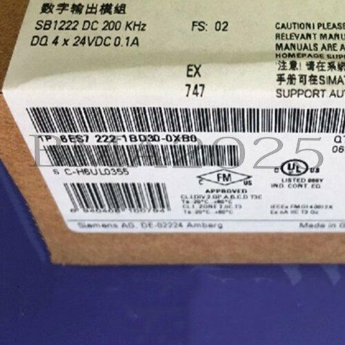 1PC NEW SHIP TODAY 6ES7 222-1BD30-0XB0 6ES72221BD300XB0 DHL FREE BM41 SM9T