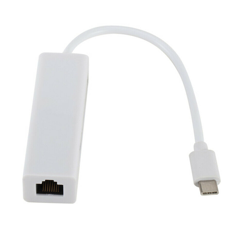 Type C 3.0 to USB 2.0 3-port HUB with RJ45 Fast Ethernet Port Adapter Cable