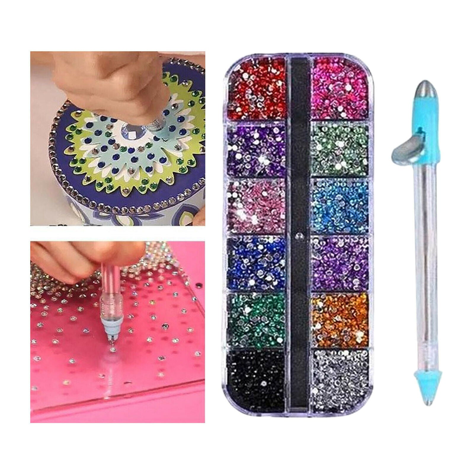 5D Stainless Steel Diamond Embroidery Painting Drill Pen Drill Box Set Tool