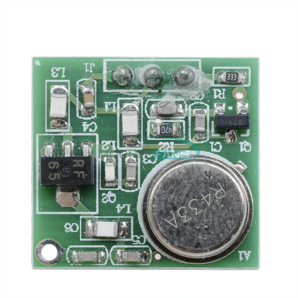 Practical DC 9V-12V Wireless FM Transmitter ZF-4 433.92MHz #P Board Module