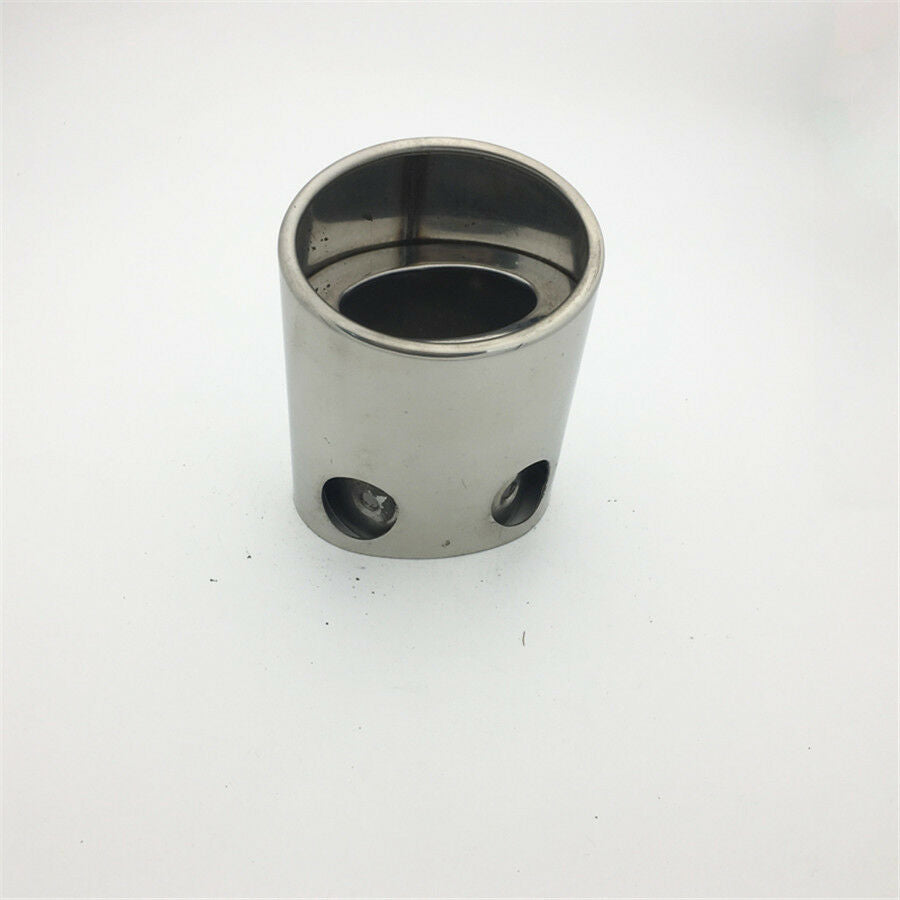 76mm Chrome Stainless Steel Car Exhaust Muffler Tip Pipe Tail Throat Liner Pipe