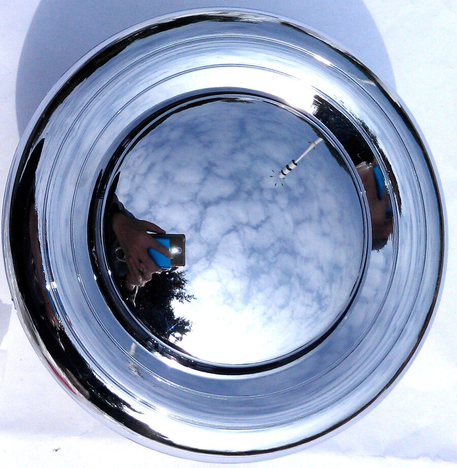 Universal steam shower room speaker cover replacement 142mm/5.6" chrome plating