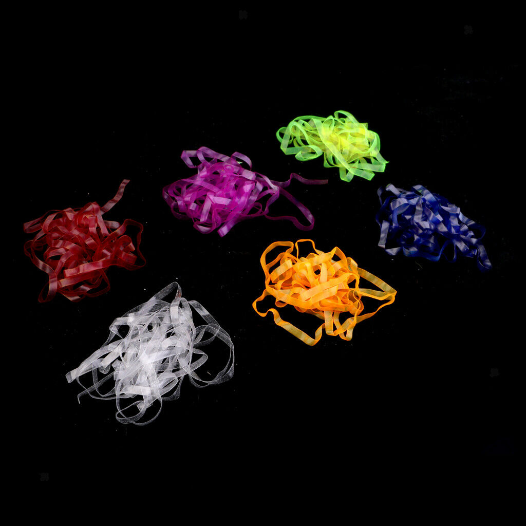 6 Pieces Fly Tying Rubber For The Production Of Carp Fishing Baits - Colorful