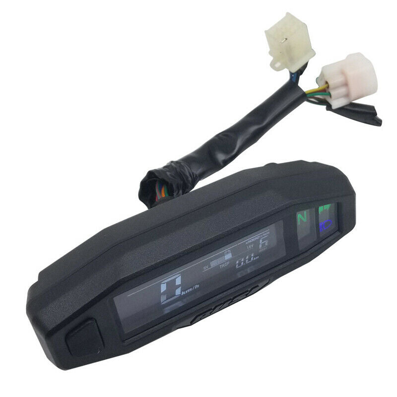 Motorcycle Speedometer Digital Odemeter Electric Injection Carb Meter 12000 RPM