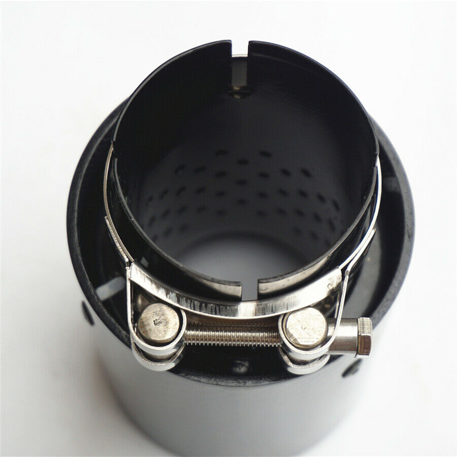 Universal Carbon Fiber Exhaust Pipe Tips 2.5'' In 3.5'' Out Real Carbon Fiber