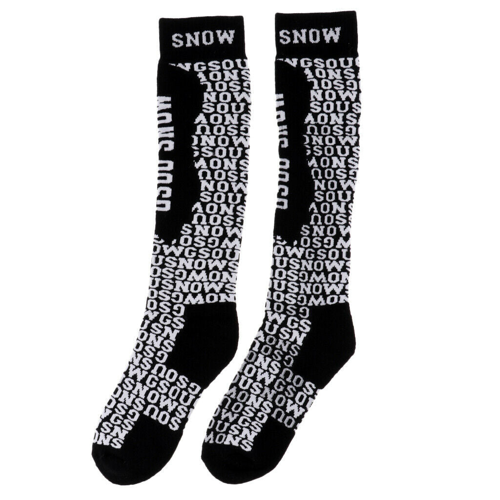 Breathable Ski Socks Warm Thick Long Socks for Skiing & Snowboarding 002