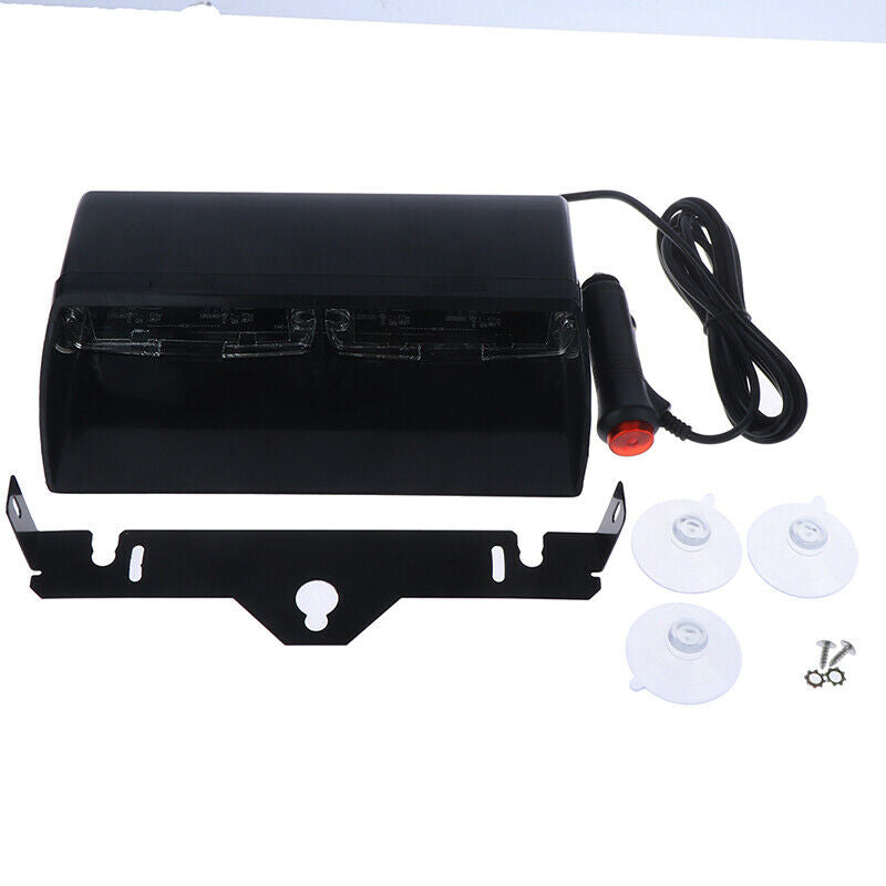 16 LED 12V Car Truck Dash Flash Emergency Warning Strobe Light Amber YellowJ XC