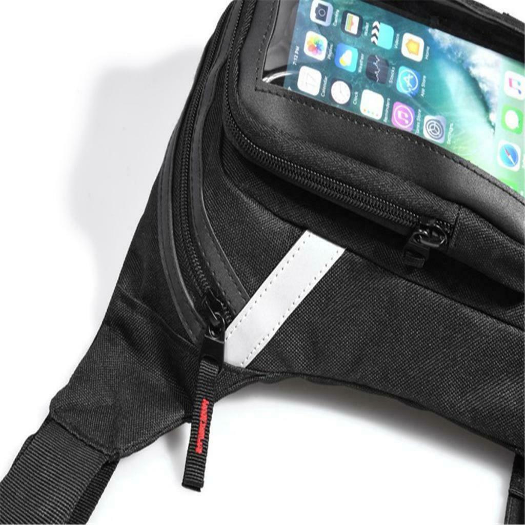 Rider Motor Leg Bag Hip Drop Men Oxford fabric Touch Screen Phone Bag