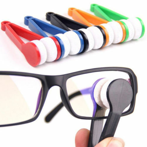 High quality 1x Glasses Sunglasses Eyeglass  Cleaner Cleaning Brush Wipe .l8