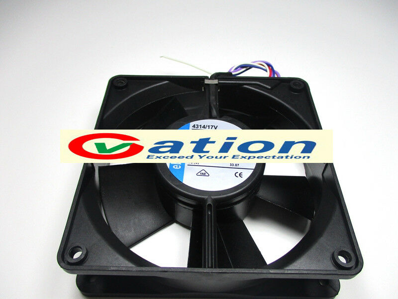 For 4314/17V Waterproof fan DC24V 5.4W 225mA 120*120*32MM 4pin