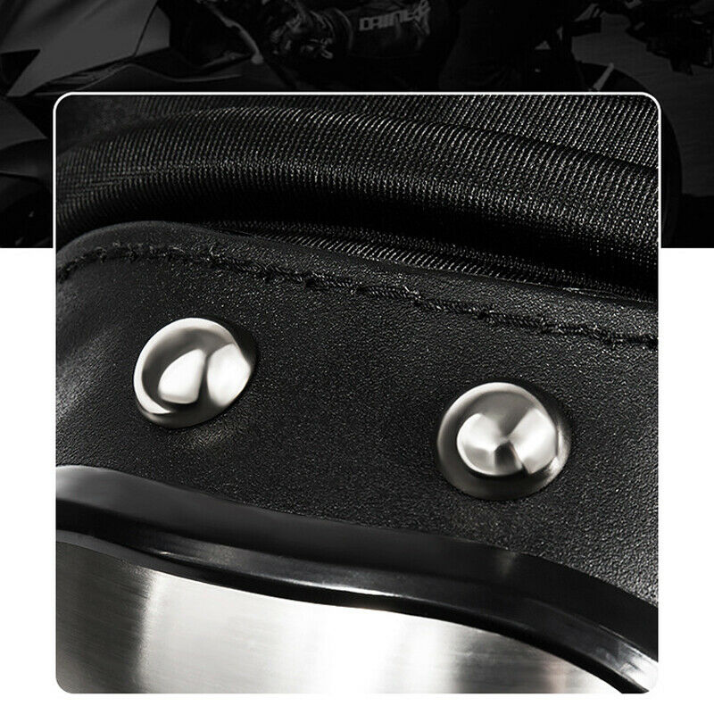 Motorcycle Racing Motocross Knee Pads Protector Guards w/ Stainless Steel Shell