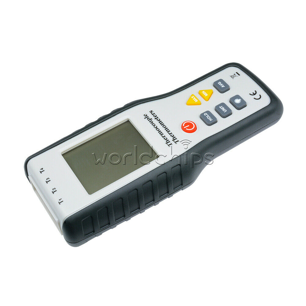 Digital 4-Channel K-Type Thermometer Thermocouple Sensor -200~1372Â°C/2501Â°F