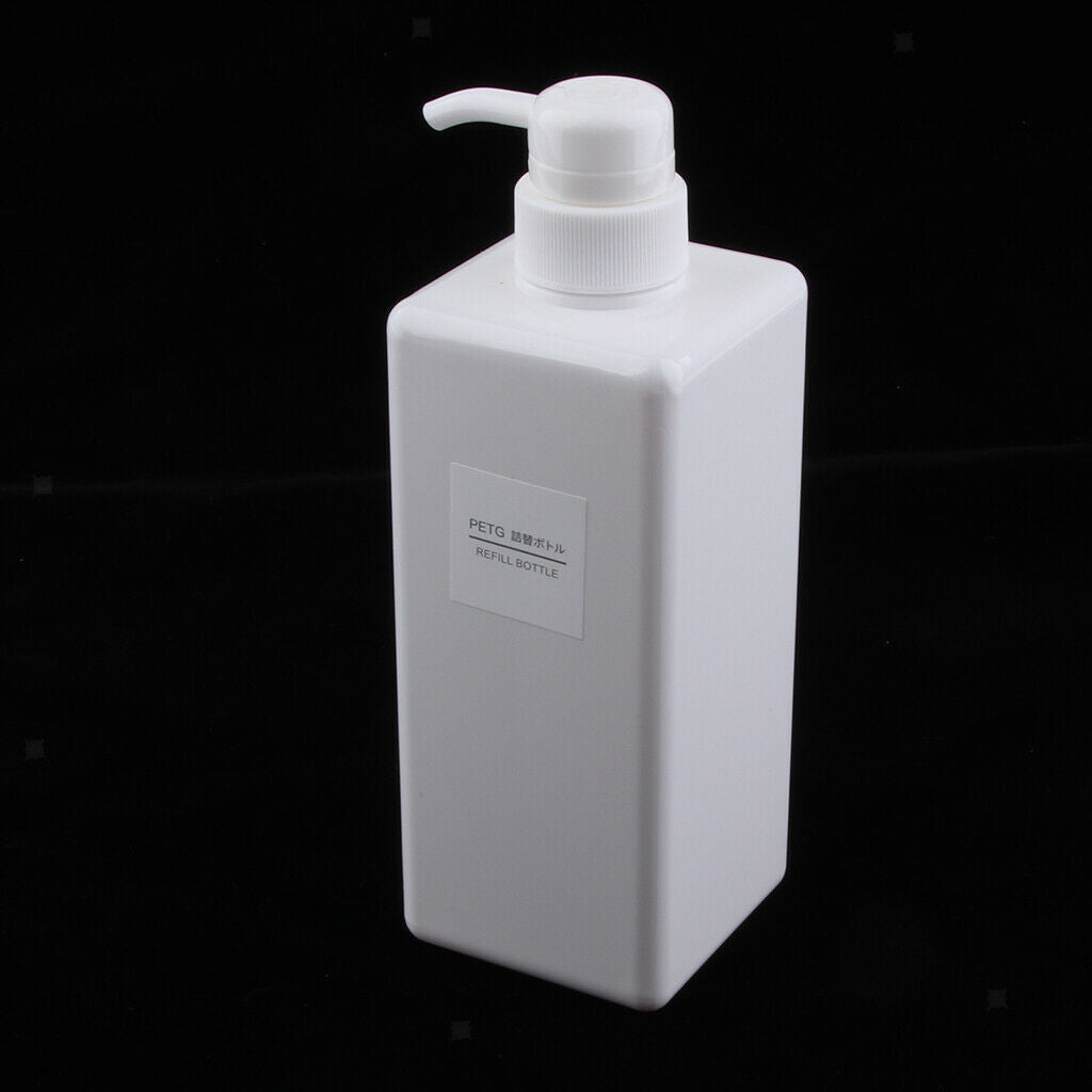 2Pcs Foaming Soap Dispenser Cosmetic Containers Bottle  White 650ml