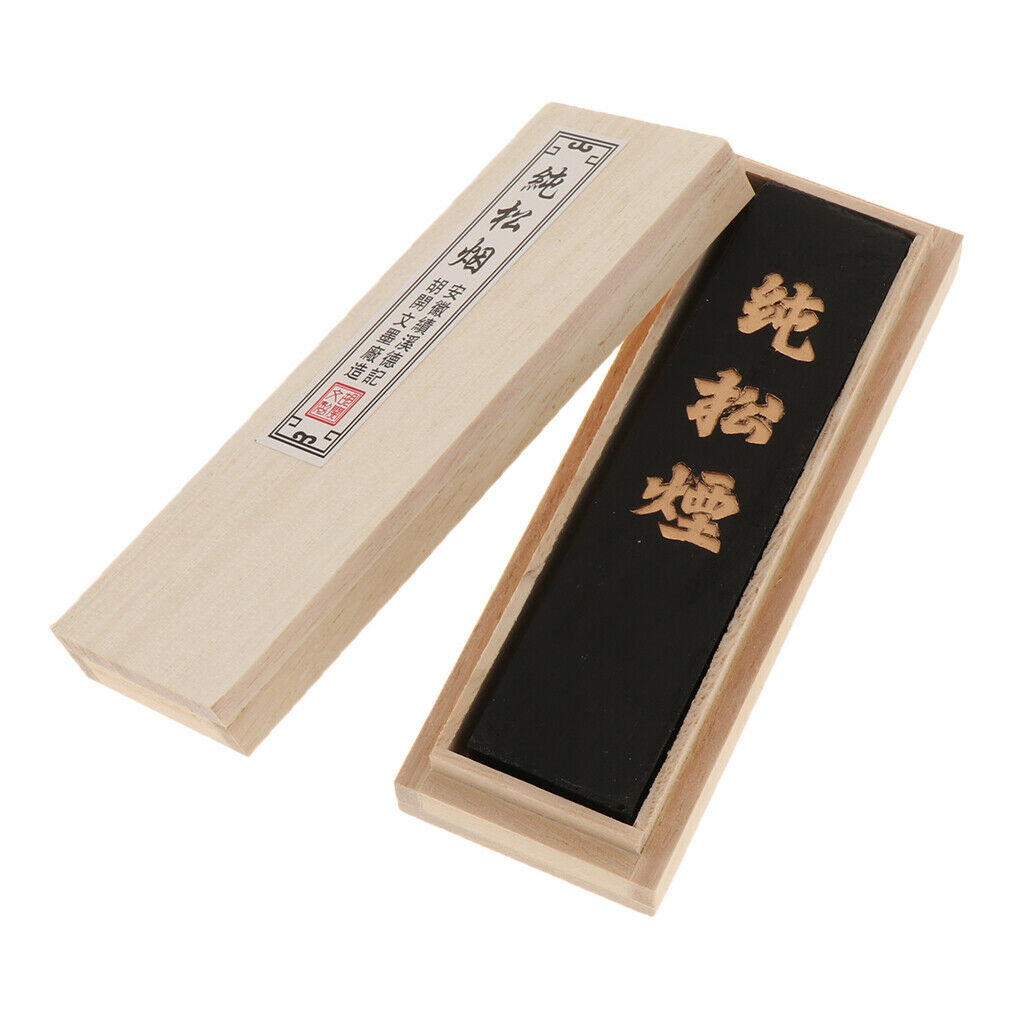 Chinese Drawing Writing Black Ink Stick Block Tool Small Black Pine soot