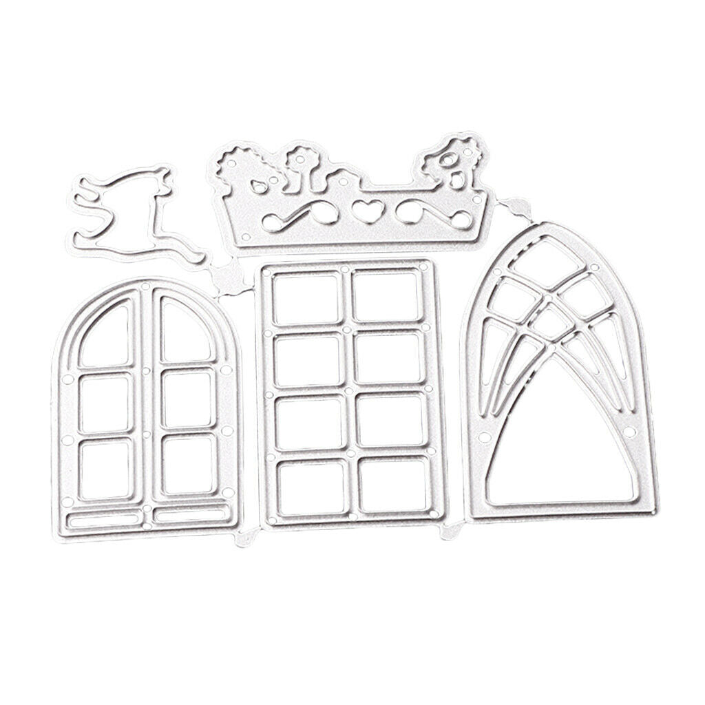 Cat Window Metal Cutting Dies Mould Stencil For Photo Album Decoration