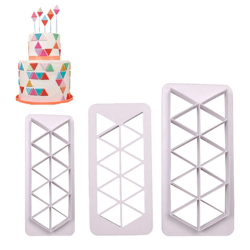 18pcs geometry fondant cookie cutter cake mold cake decorating tools bakewarBDD