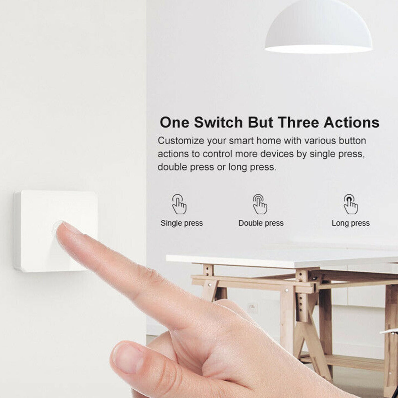 For SONOFF SNZB-01 Zigbee Gateway Wireless Switch Smart Home For eWeLink APP