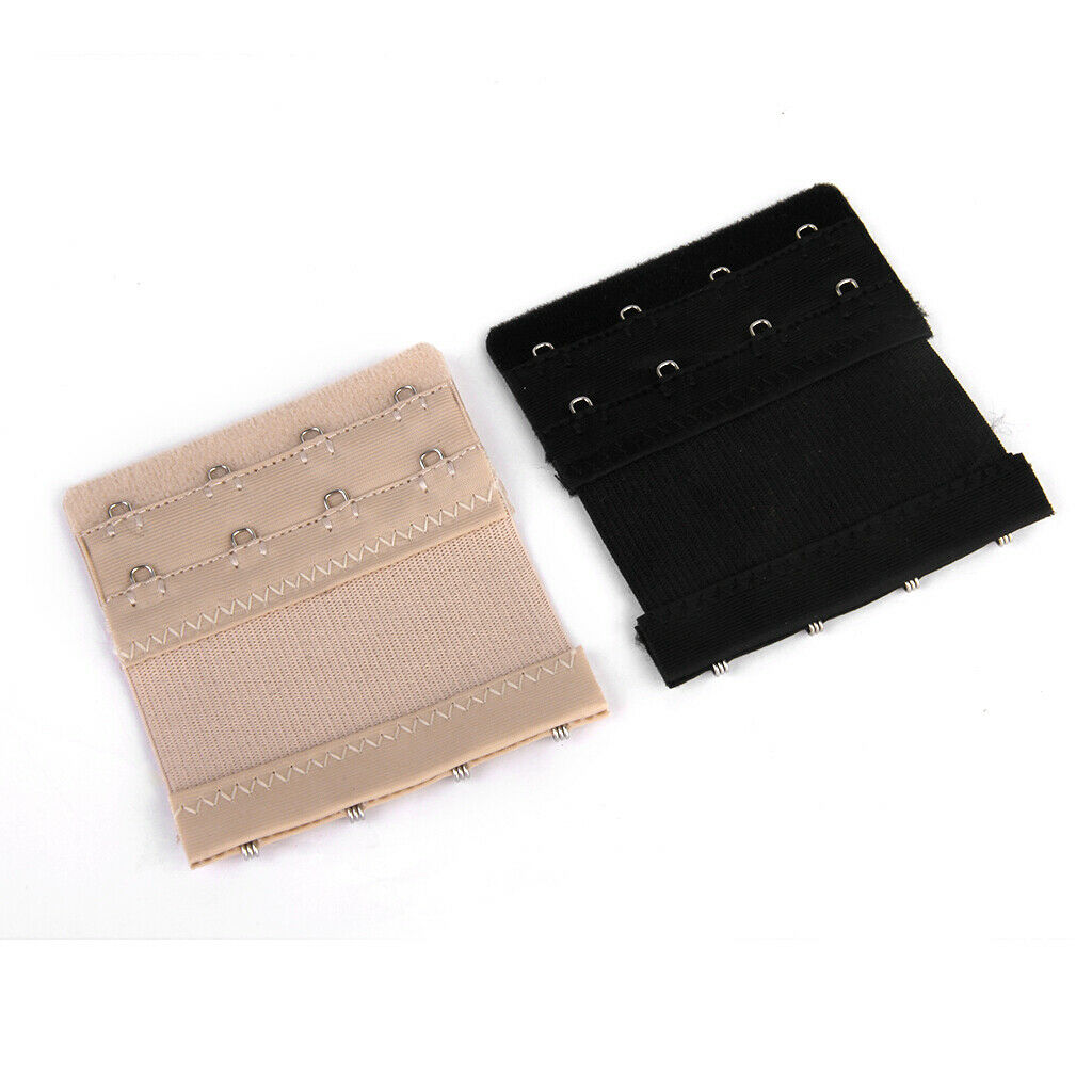 4 Pieces Bra Extender Narrow 4 Hook Soft Back Comfortable Band Extender