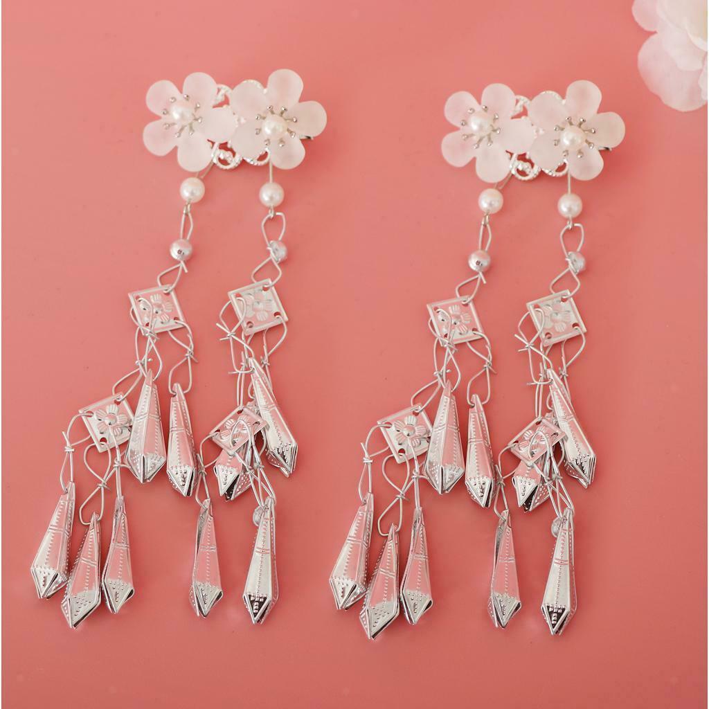 2pcs Classic Flower Hair Clip Hair Accessories