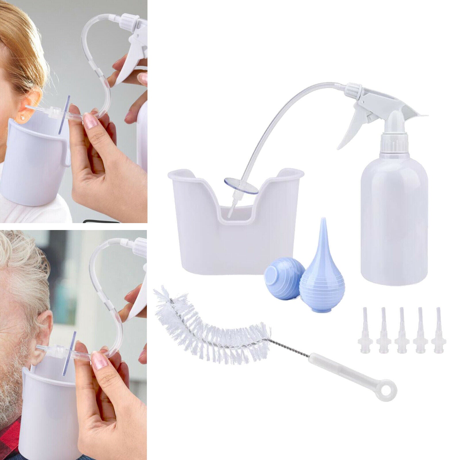 Earwax Removal Set Ear Washer Bottle Cleaning System All Inclusive Kit