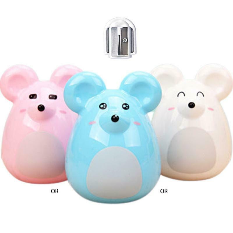 Cartoon Manual Pencil Sharpener Color As Random for Giveaway Boys Girls Kid Gift