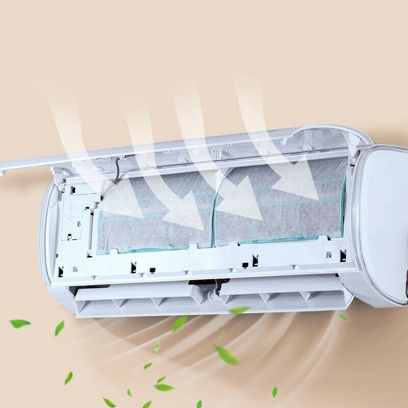 1X(6Pcs Air Conditioning Filters Wind Outlet Cover Self-Adhesion Cuttable Air 1)