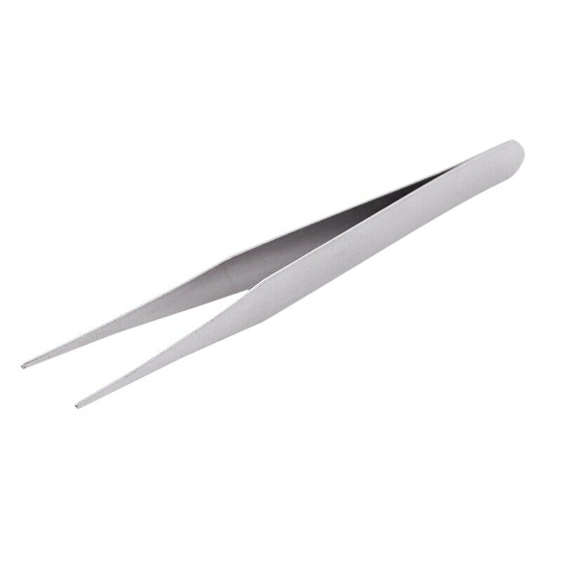 Tweezers tweezers doctor pliers Tweezers antistatic Metal curve round straightX5