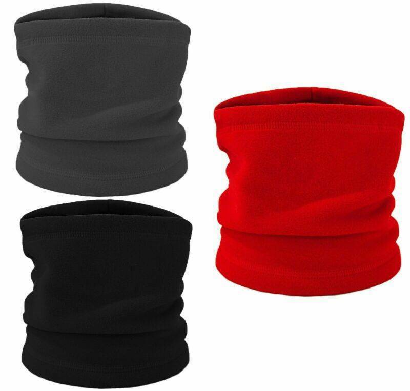 Unisex Neck Warmer Winter Snood Tube Thermal Fleece Motorbike Cycling Walking~
