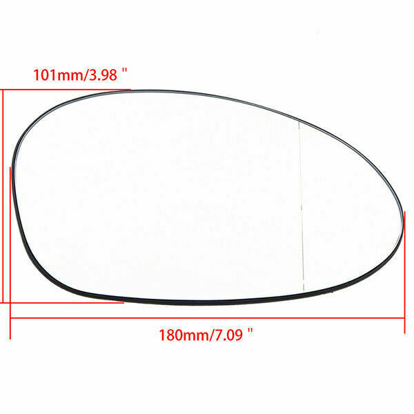 Right Side Mirror Glass Heated Fit For BMW E90 E91 E92 E93 E46 E81 E82 E87 E88