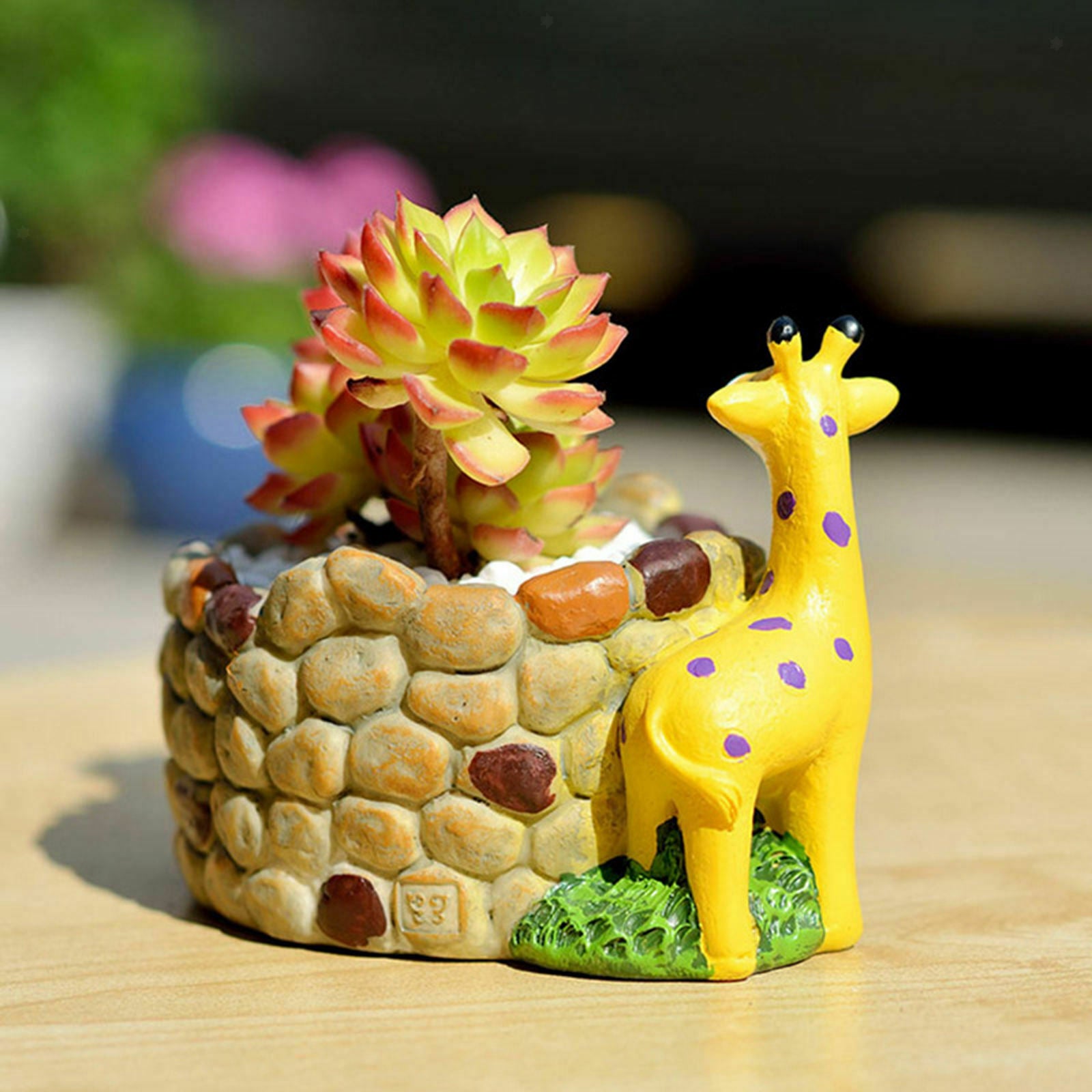Succulent Plant Pot Creative Mini Animal Flowerpot for Home Home Decoration