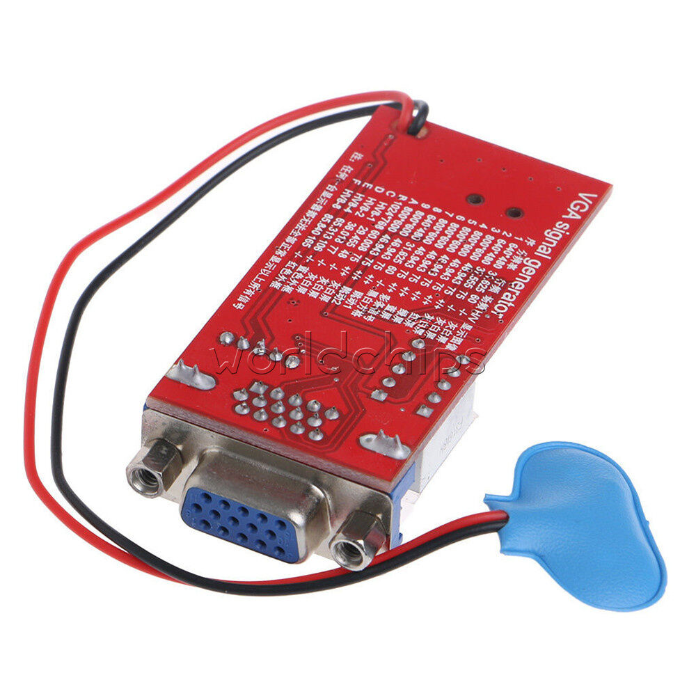 USB Battery Power Supply VGA Signal Generator LCD Tester 15 Signal Output