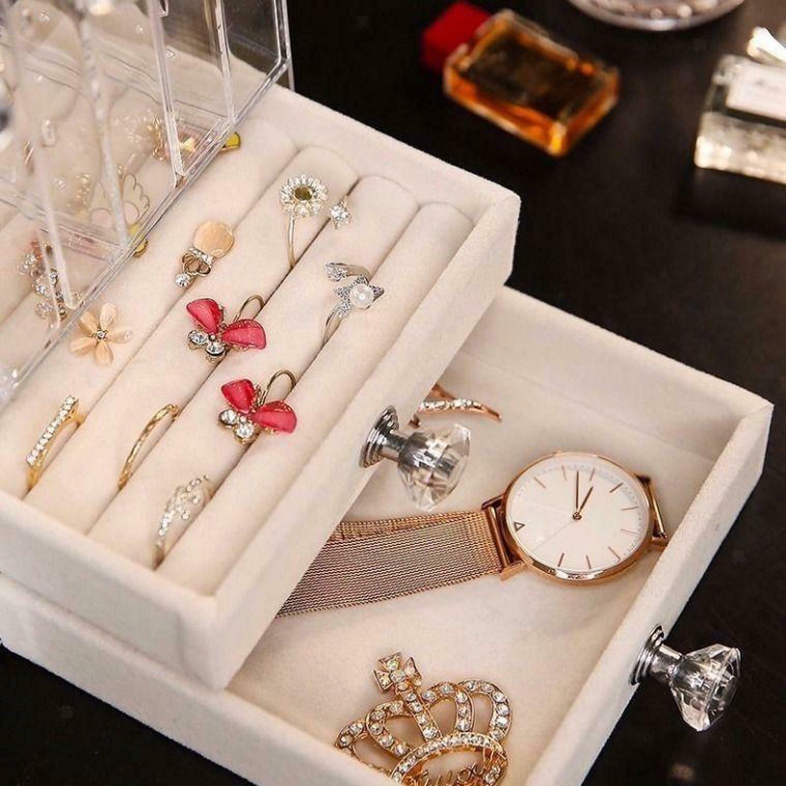 Fashion Jewelry Necklace Earrings Hanging Display Stand Holder Storage New