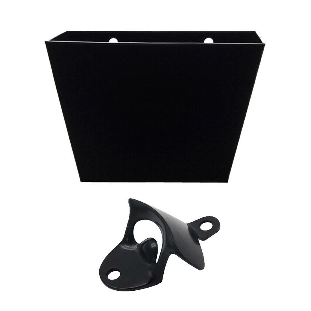 Club Creative Wall Mounted Soda Bottle Opener with Black Collect Barrel Gift
