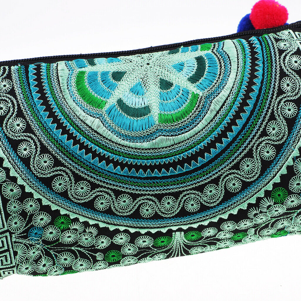 Chinese Style Bag Embroidery Flowers Ethnic Canvas Handmade Shoulder Bag #3