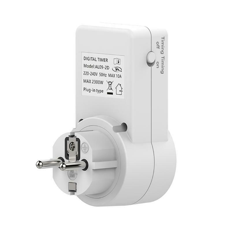 Digital Light Timer Plug Energy Saving Timer Socket Plug-in Timer for Home Use