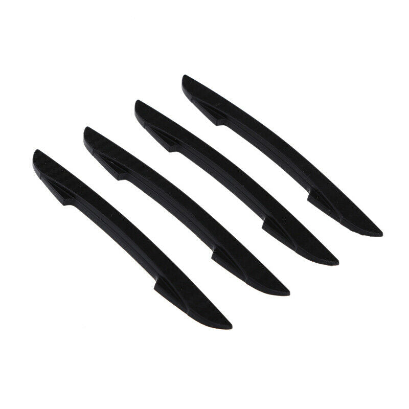 4x Car Bumper Mirror Door Edge Guard Trim Molding Strip Anti-Collision Protector