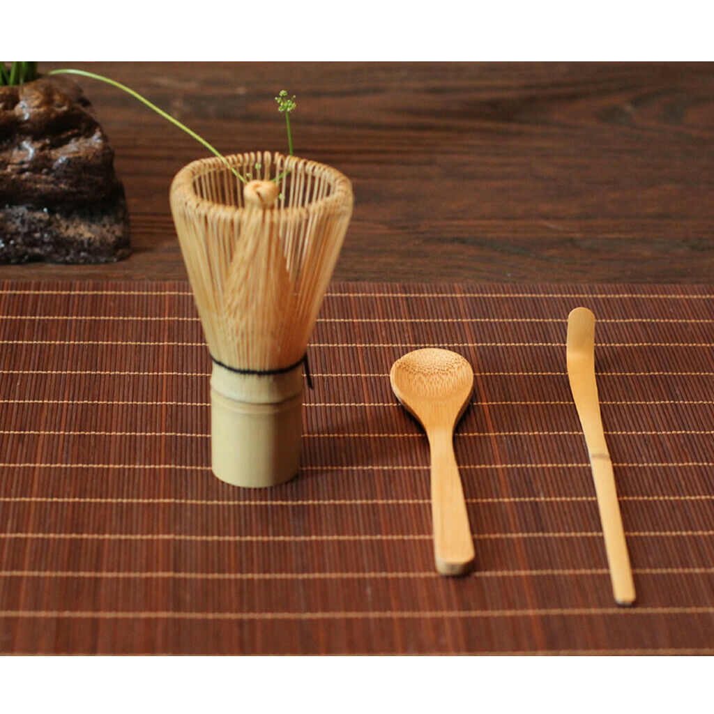 Japanese green tea whisk tool brush tea cup tea bowl scoop