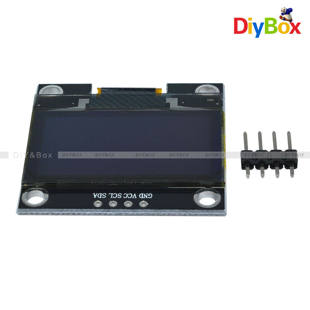 White 1.3" OLED LCD Display Module IIC I2C Interface 128x64 3-5V For Arduino