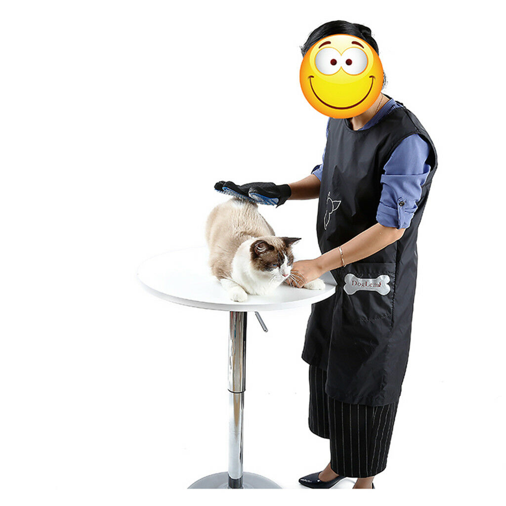 Waterproof Pet Groom Apron Dog Cat Hair Shaving Groomer Vest Apron Vest XL