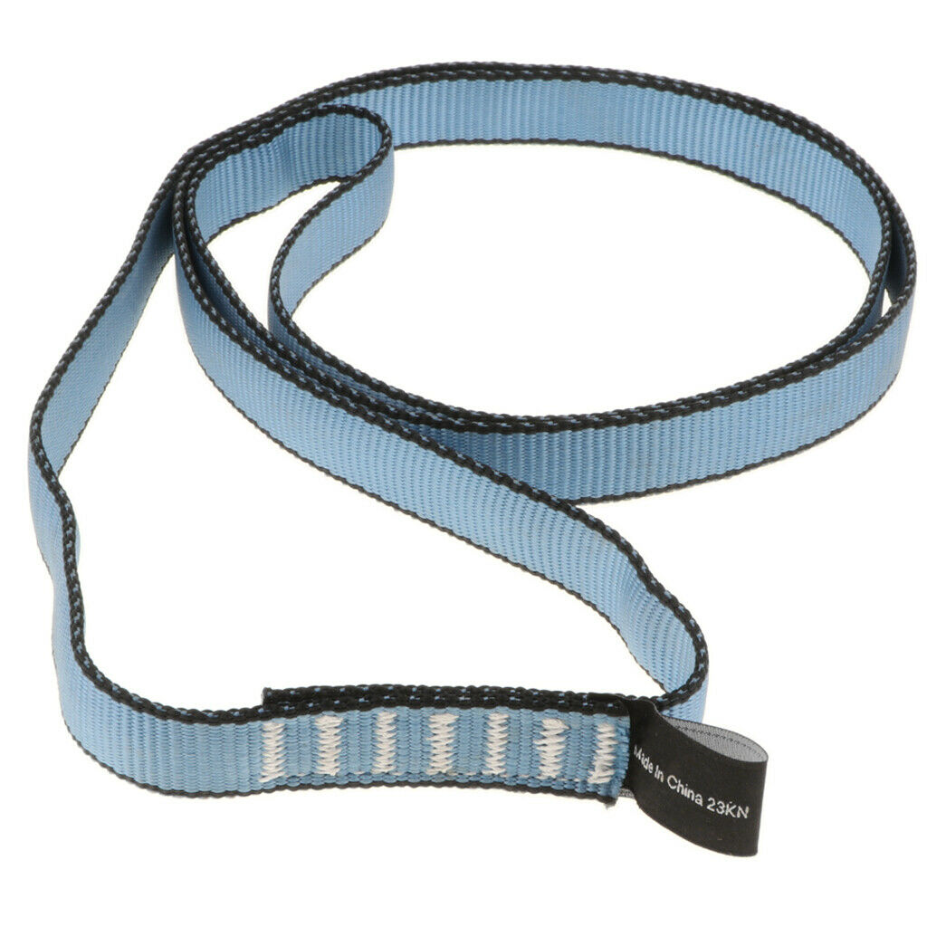 80cm Climbing Mountaineering Sling Webbing Strap Cord Lanyard Caving Roofing