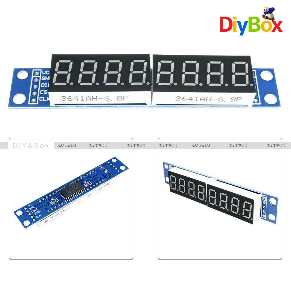 For Arduino MAX7219 LED Dot Matrix 8-Digit Digital Tube Display Control NEW D
