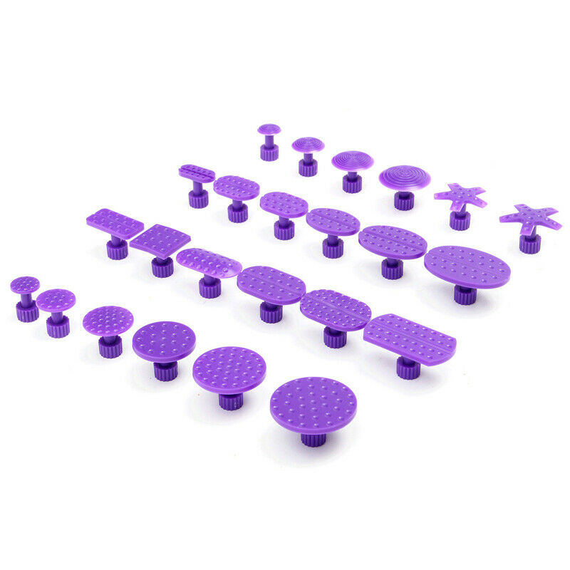 24 PCS Removal Tool Car SUV Body Paintless Dent Repair Tools Glue Puller Lifter