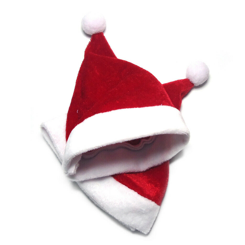 Cloth BJD Santa Claus Hat Red Christmas for 1/6 BJD SD DIY Accessories