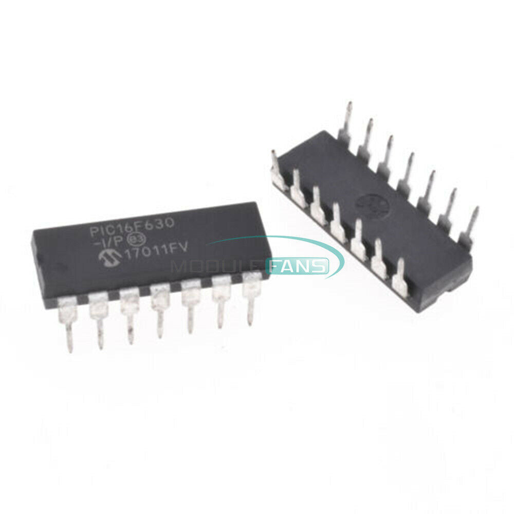 PIC16F630 PIC16F630-I/P 16F630 DIP-14 Microcontroller CHIP IC
