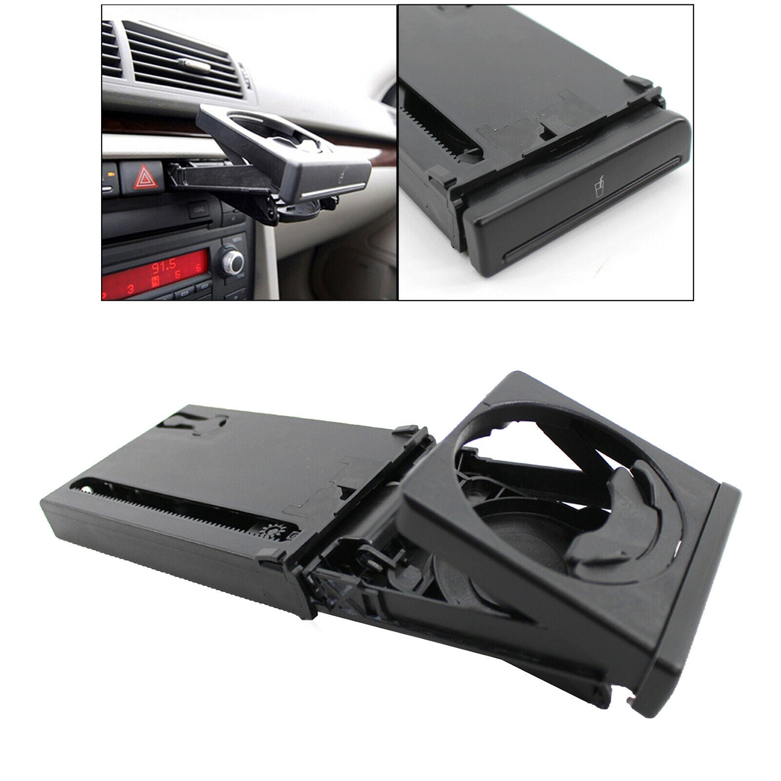 Front Car   Cup Holder Sliding Assembly for Audi A4/B6/B7 2002-2008