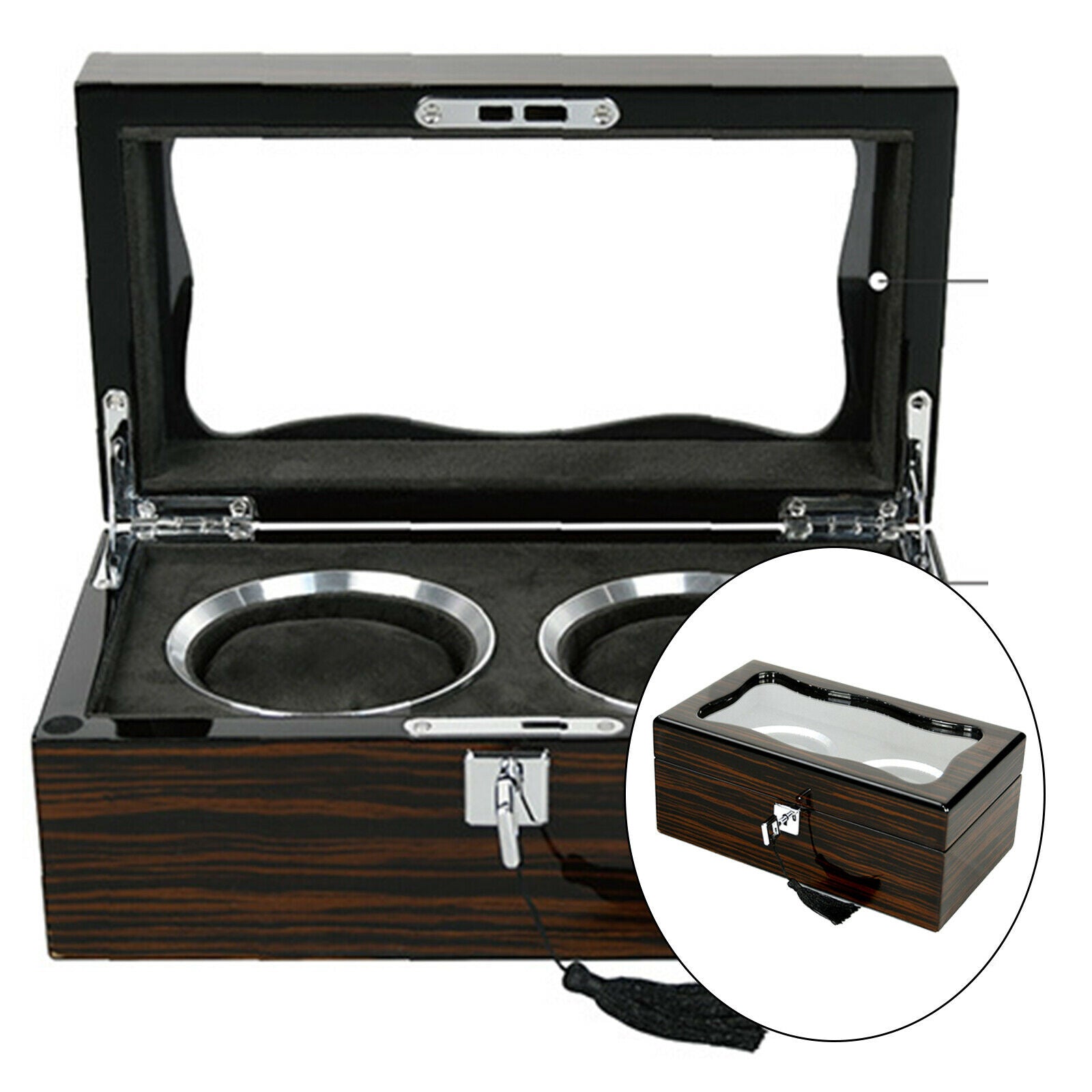 Wooden Mechanical Watch Display Box Watches Storage Box Durable Premium