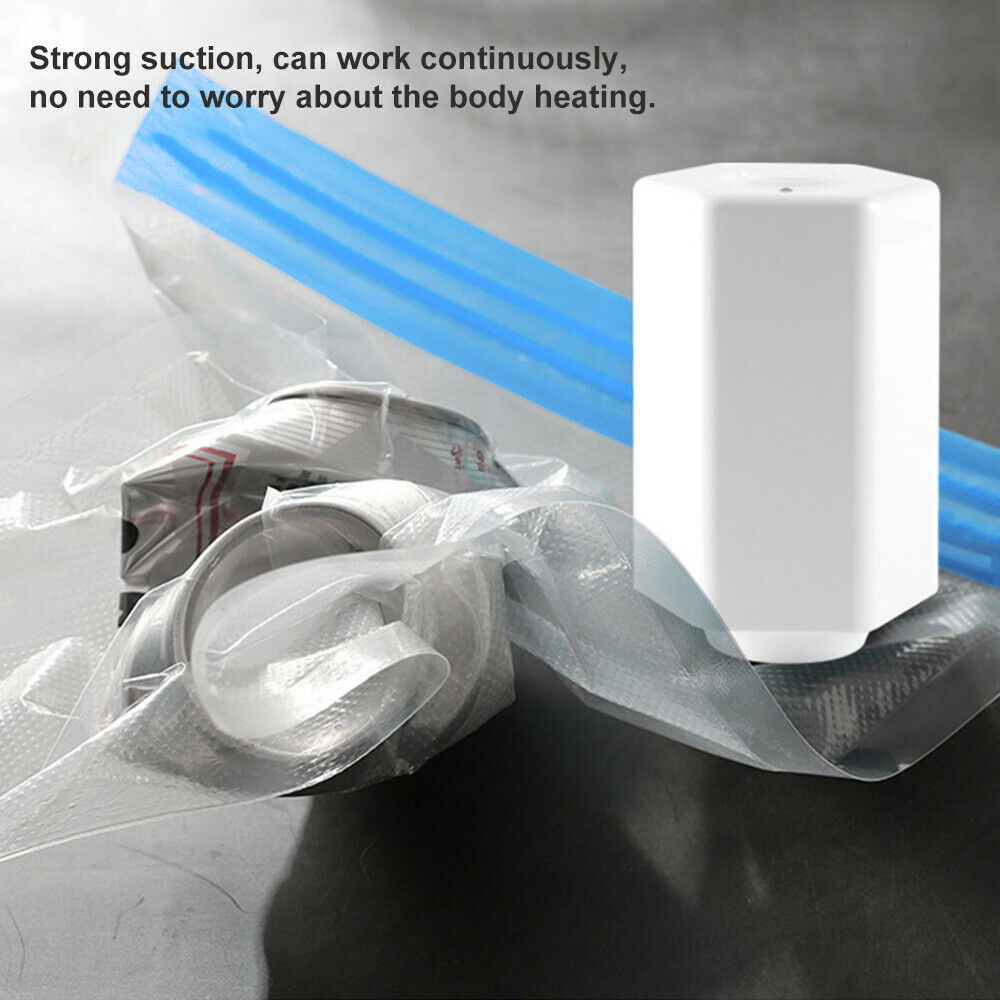 Portable Mini Electric Vacuum Pack Machine USB Food Air Sealing Machine +5 Bags