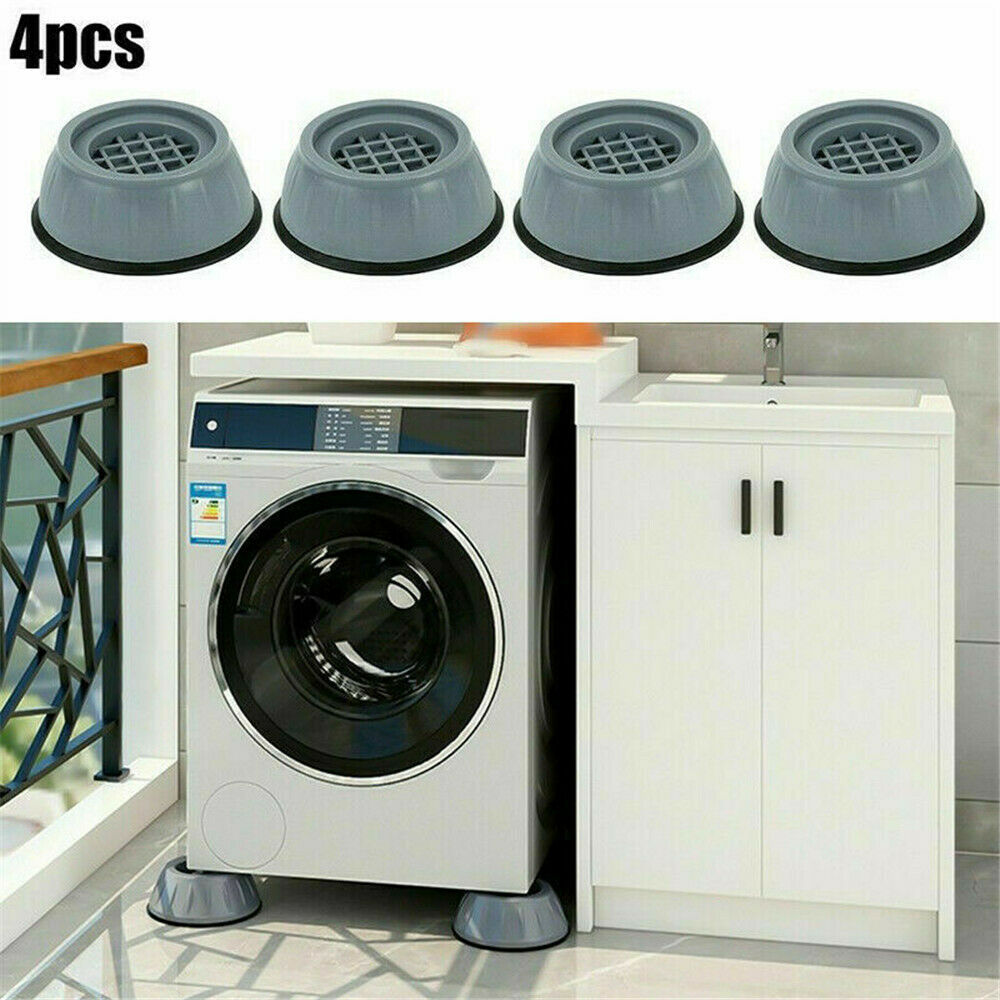 Hot 4Pcs Anti Vibration Feet Pad Mats Washing Machine Non Slip Shock Proof Kit